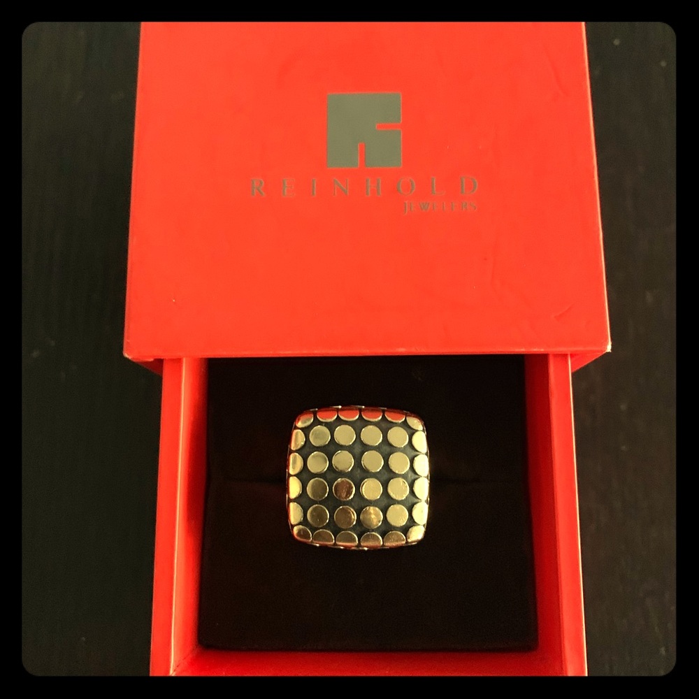 John Hardy Gold Dot Collection Ring Size 7